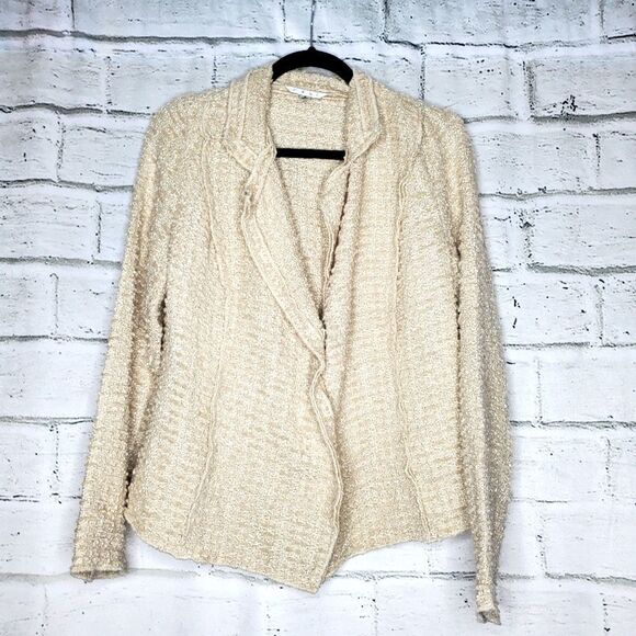 CAbi Style 985 Chenille Tweed Blazer Beige Small estate jacket - Picture 1 of 8